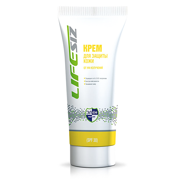 Крем защитный Элен от УФ излучений (SPF 30) 100 мл, арт.1047