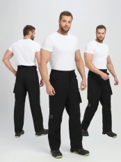 Брюки ProfLineLeader (тк.Софтшел), черный