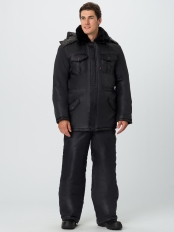 Костюм зимний Сигур-1 (тк.OxLine,90) брюки, черный