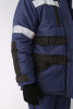 Костюм зимний Беркорт-2 (тк.Таслан,135) п/к, т.синий/черный