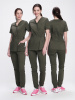 Костюм женский хирургический MedLine (тк.Стрейч,120), хаки