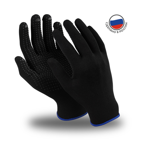Перчатки Manipula Specialist Микрон Блэк ПВХ (нейлон+ПВХ), MG-112