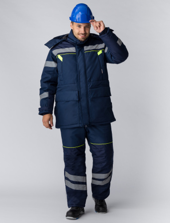 Костюм зимний ProfLineSpecialist (тк.Восток-мембрана) п/к, т.синий