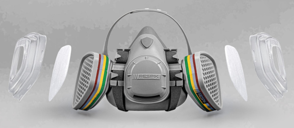 Комплект для защиты дыхания RESPIK H800 А1В1Е1К1P2 R