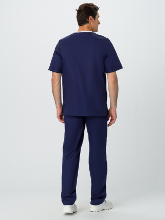 Костюм мужской MedLine Марк (тк.Смесовая,120), т.синий/бежевый